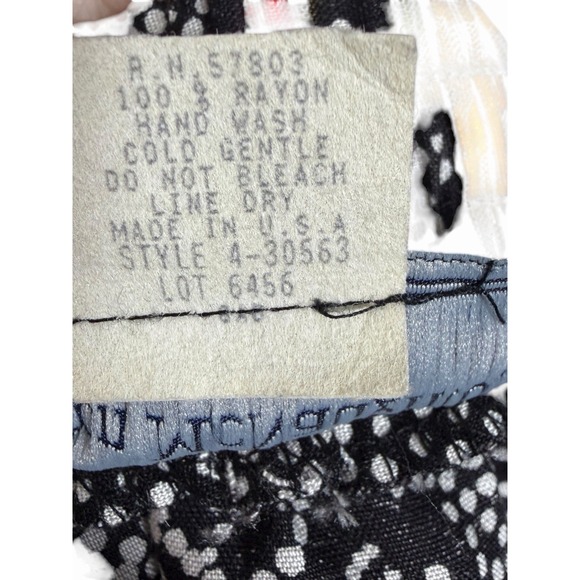 Vintage 90's Maxi Skirt 12 Floral Cottagecore Boho Button Front Nolan USA - Picture 9 of 9